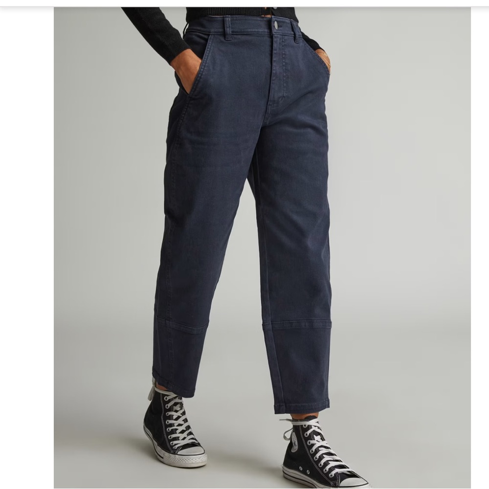 Everlane Utility barrel pant navy size 4